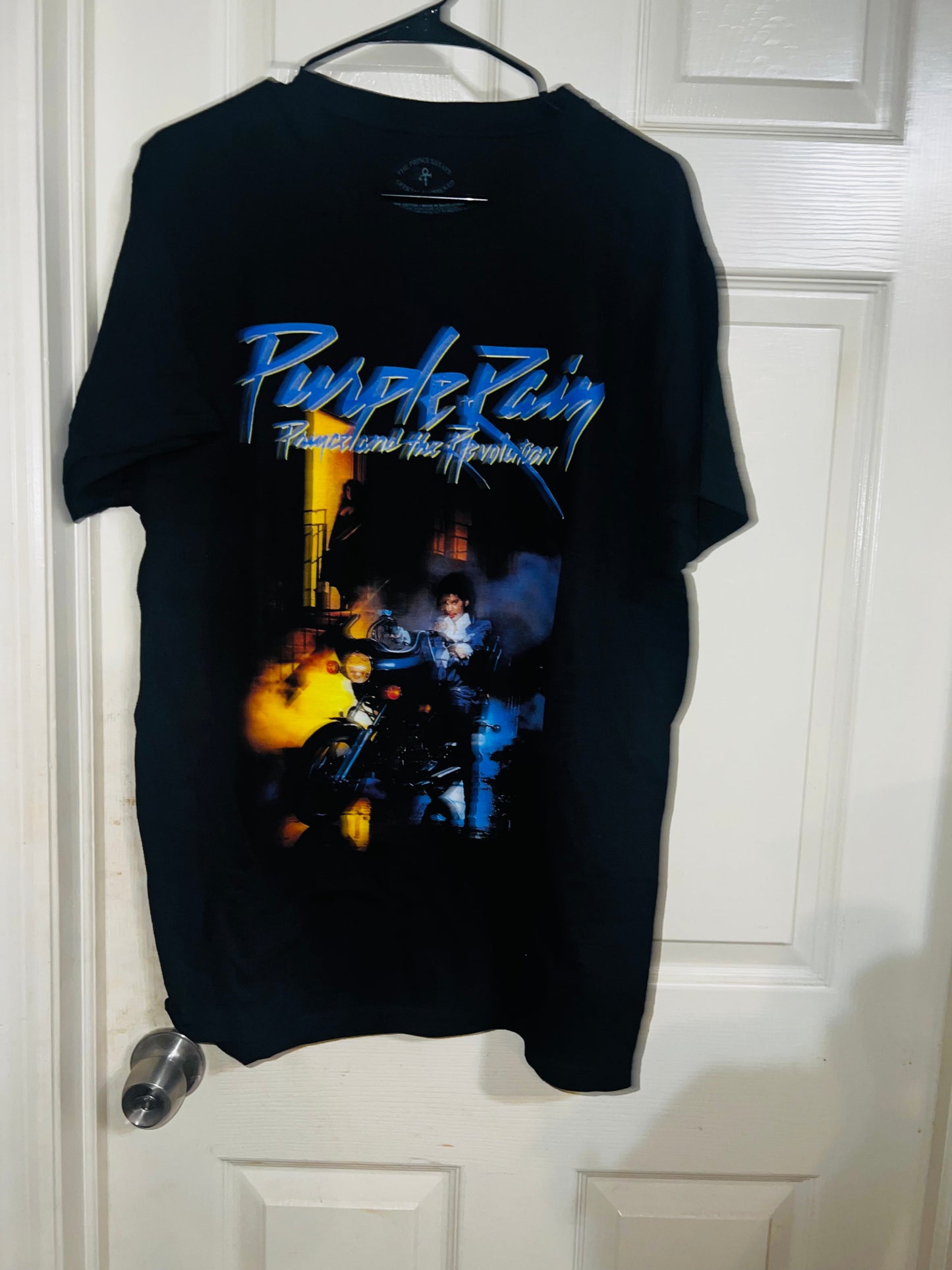 Prince “Purple Rain” Oversized Distressed Tee