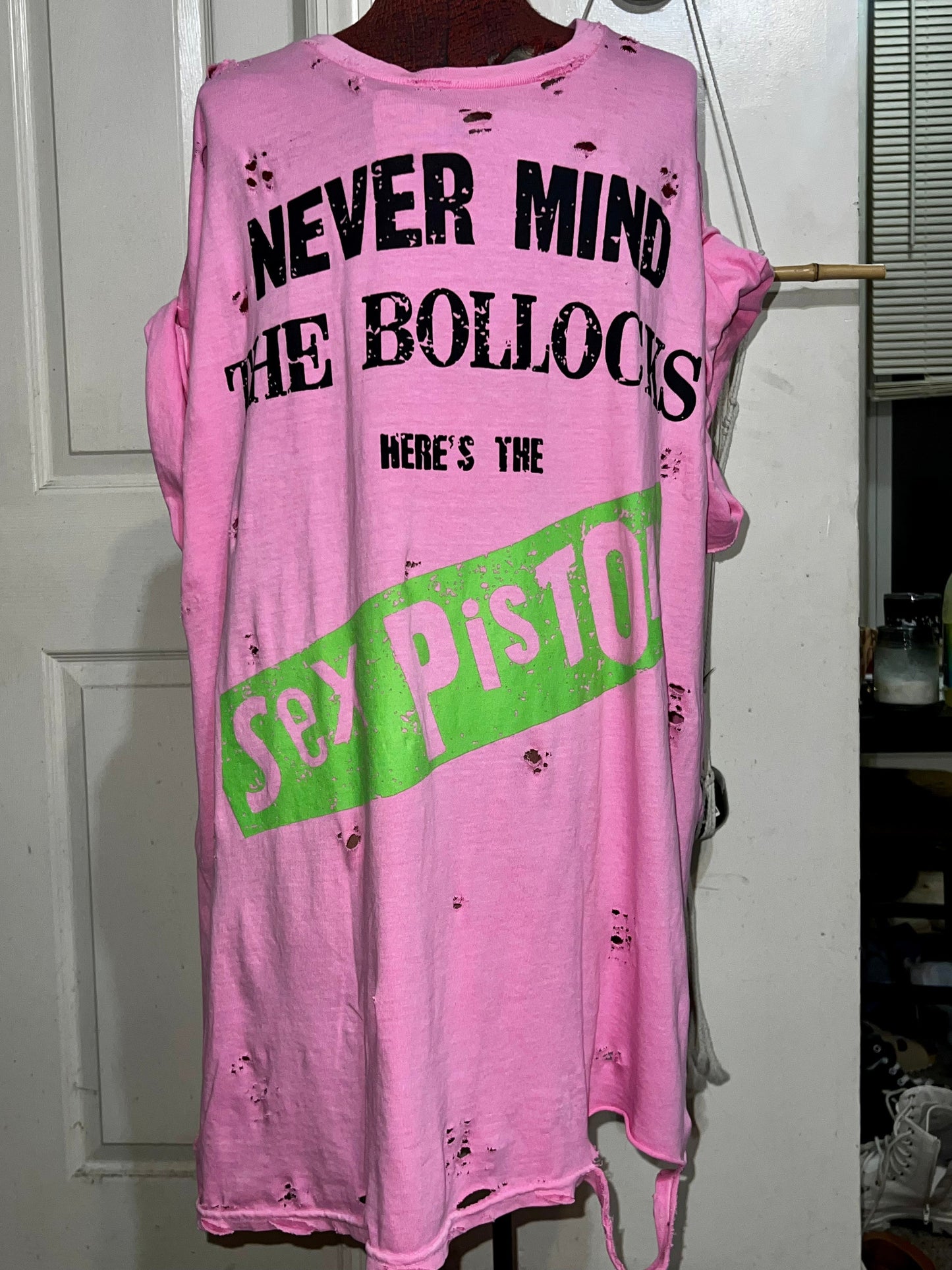 The Sex Pistols Oversized Distressed Tee/Dress