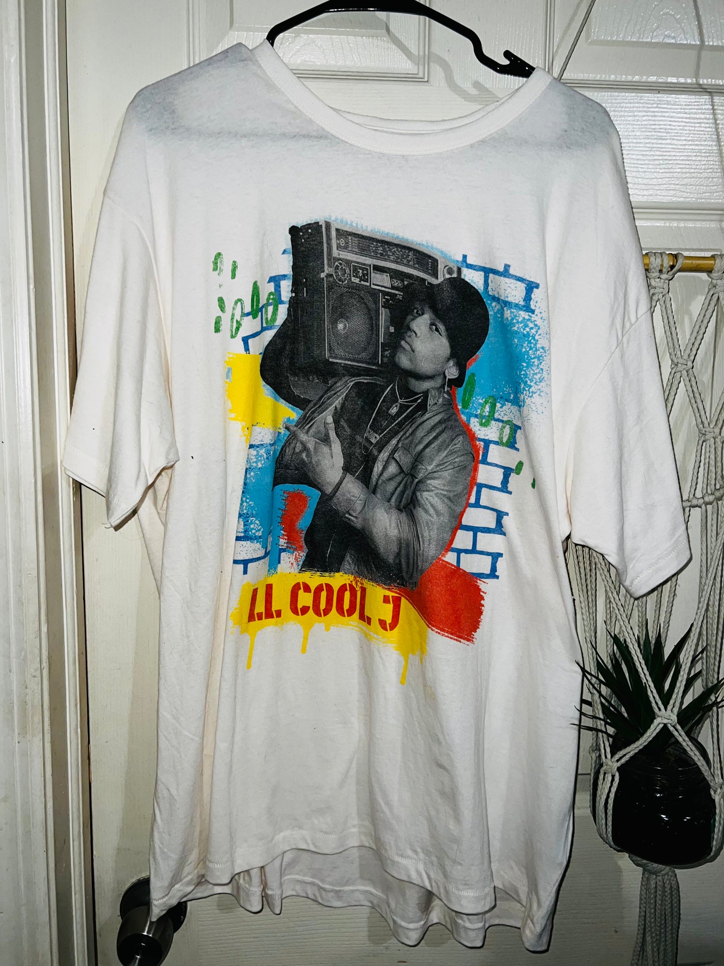 LL Cool J Oversized Distressed Tee