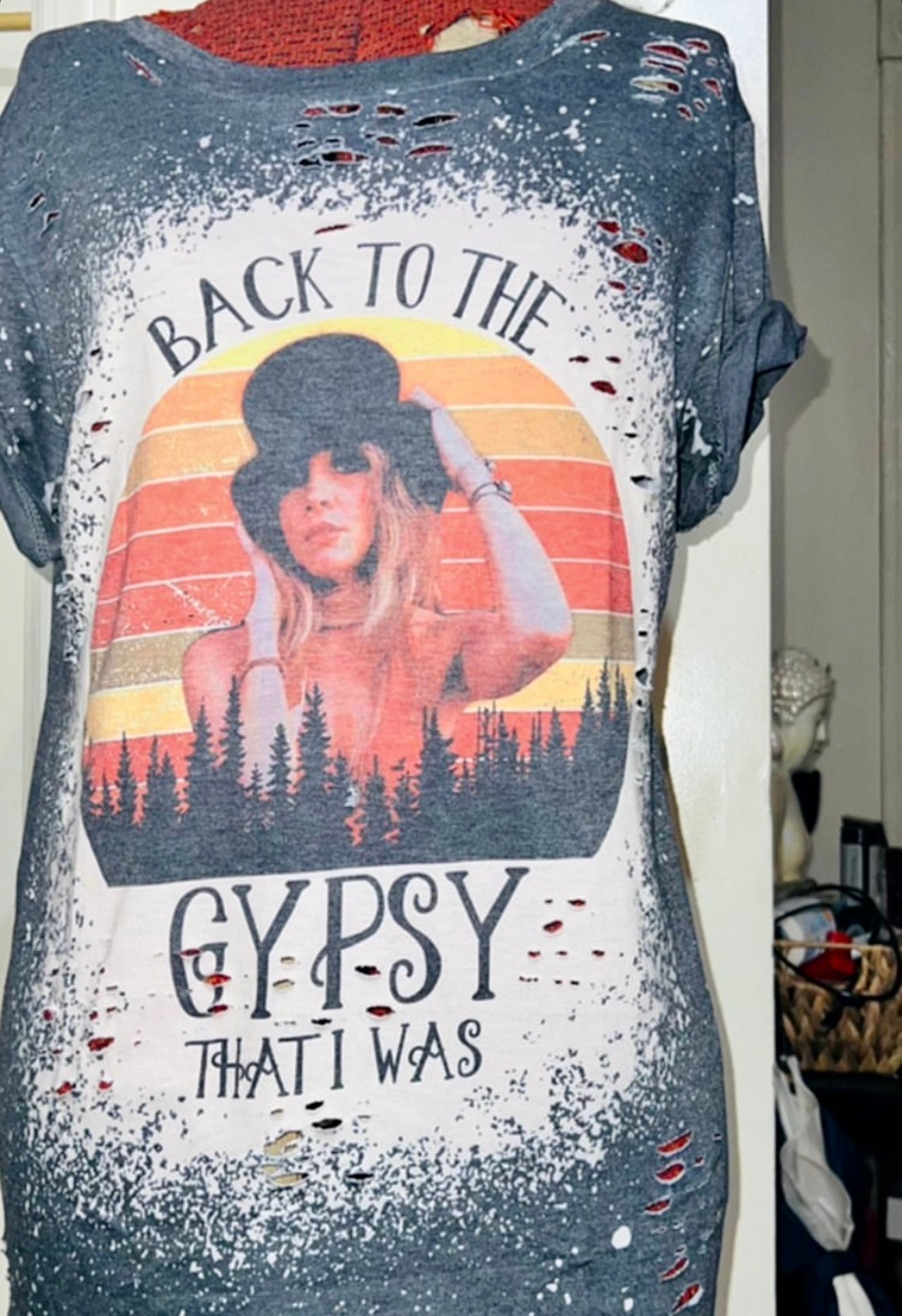 Stevie Nicks Distressed Tee