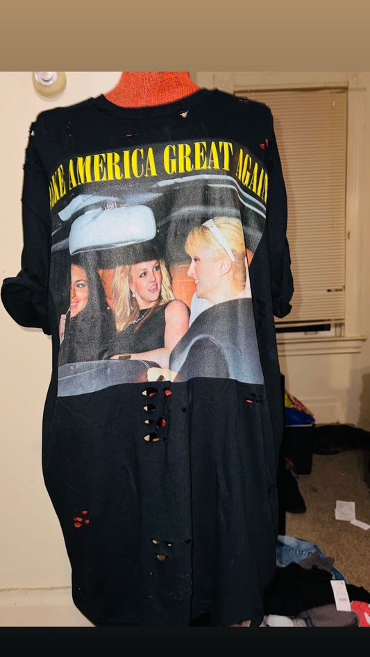 Holy Trinity Paris, Lindsay, and Britney OS Tee