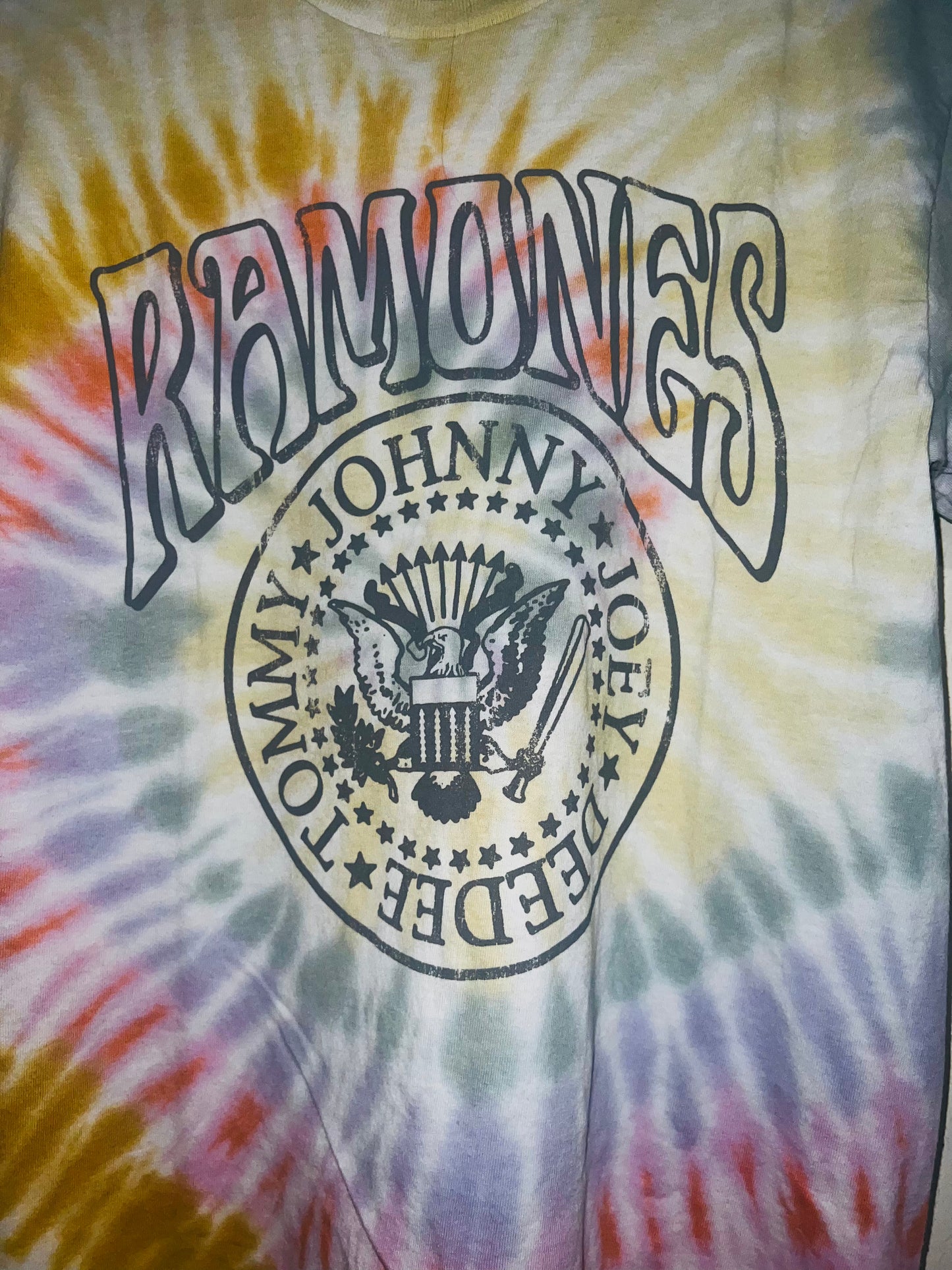 Ramones Tie Dye Oversized Tee