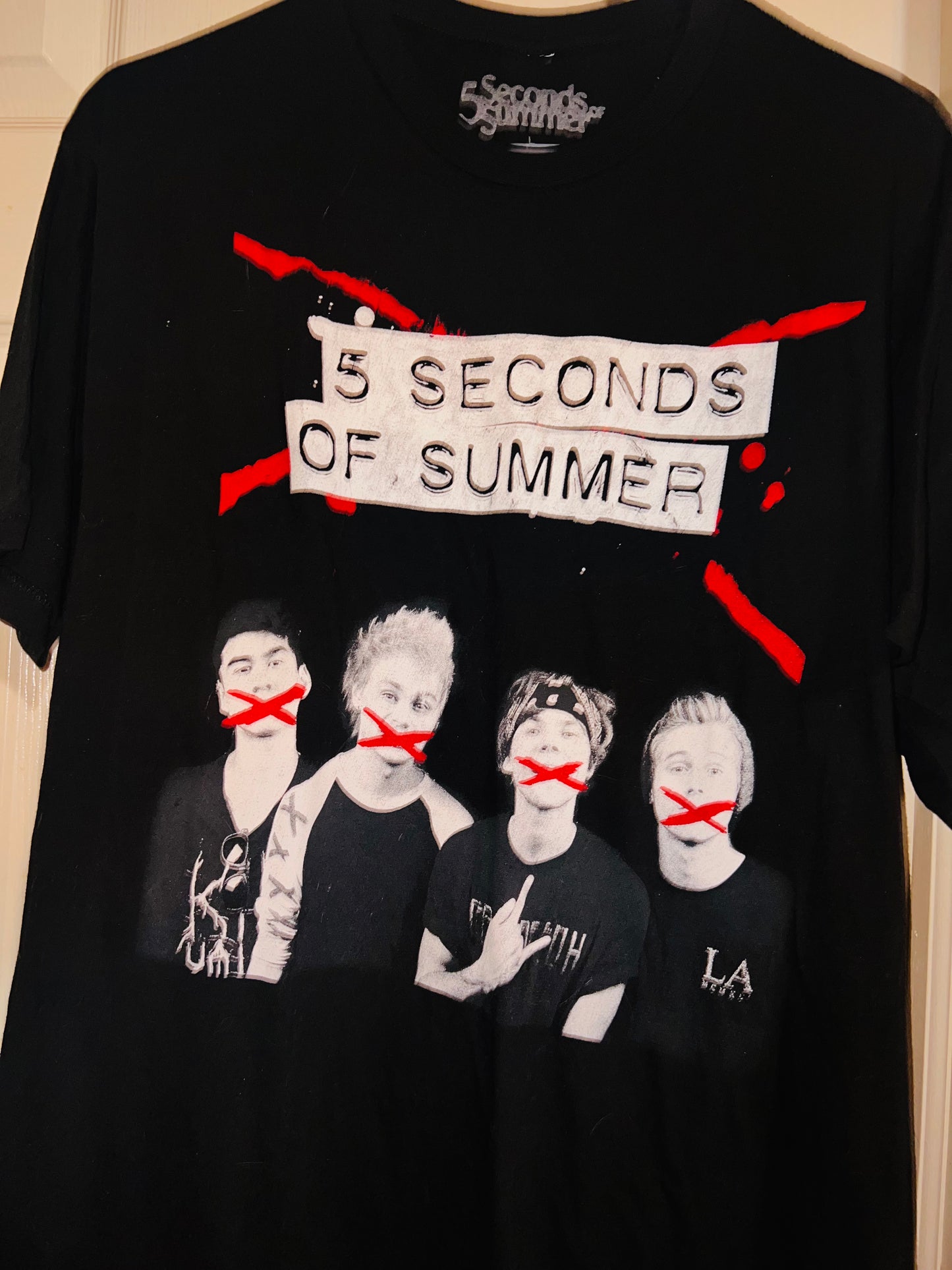 5 Seconds of Summer Distressed Tee
