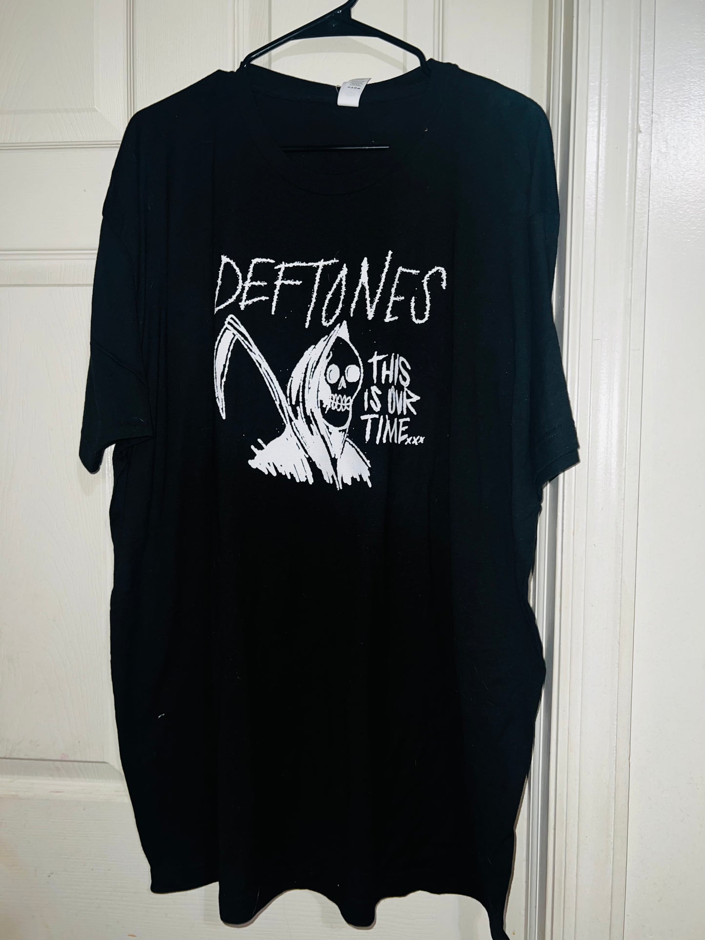 Deftones Oversized Distressed Tee