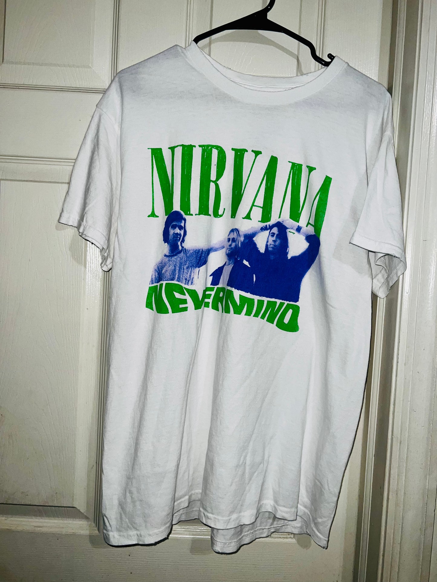 Nirvana “Nevermind” Oversized Distressed Tee