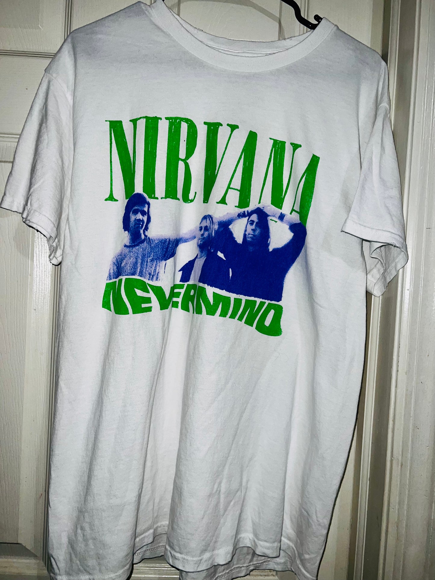 Nirvana “Nevermind” Oversized Distressed Tee