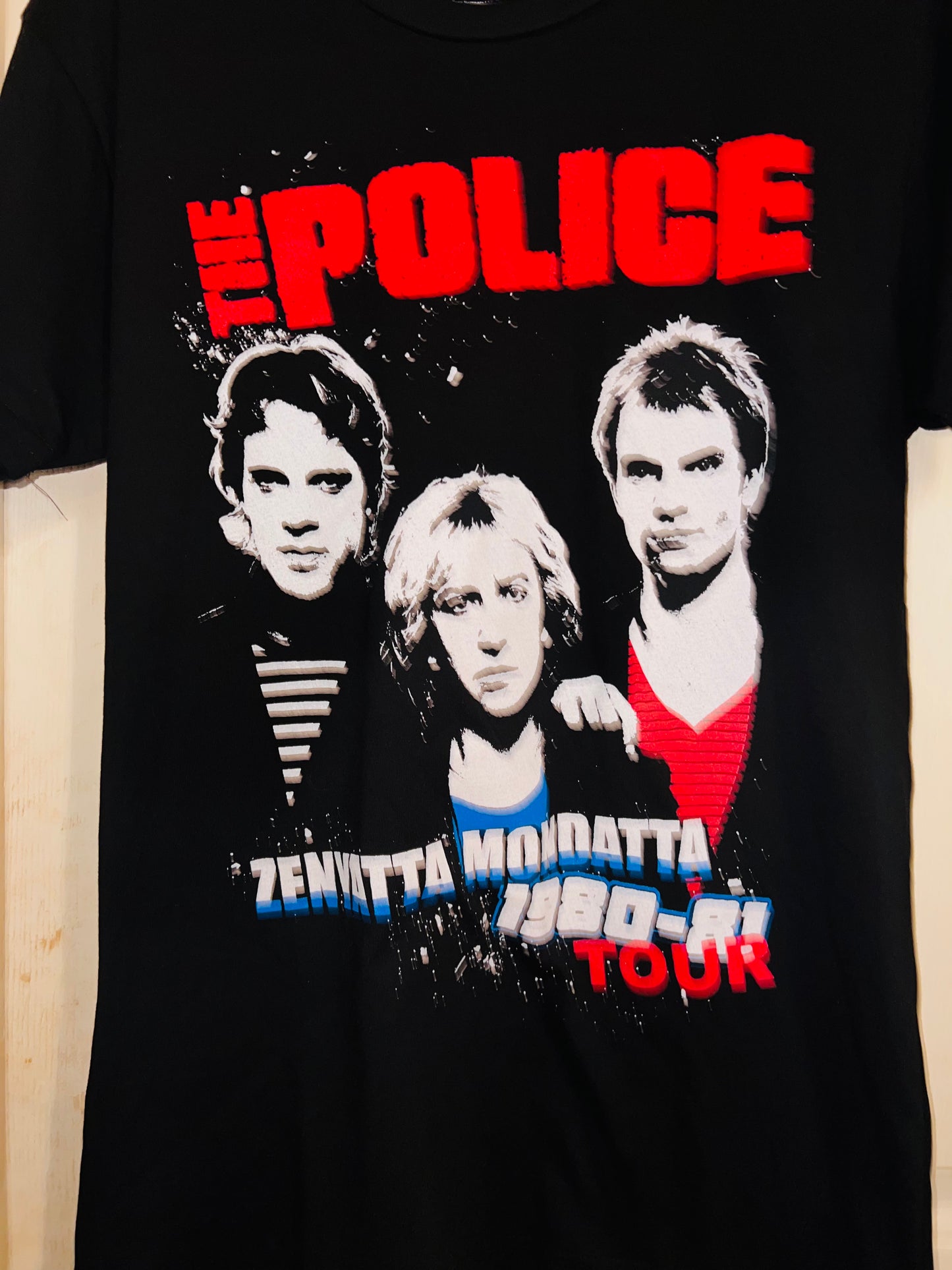 The Police Zenyatta Mondatta 80-81 Tour Oversized Distressed Tee