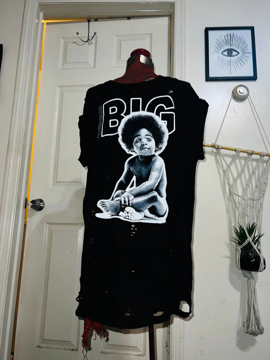 Notorious BIG Oversized Distressed Tee