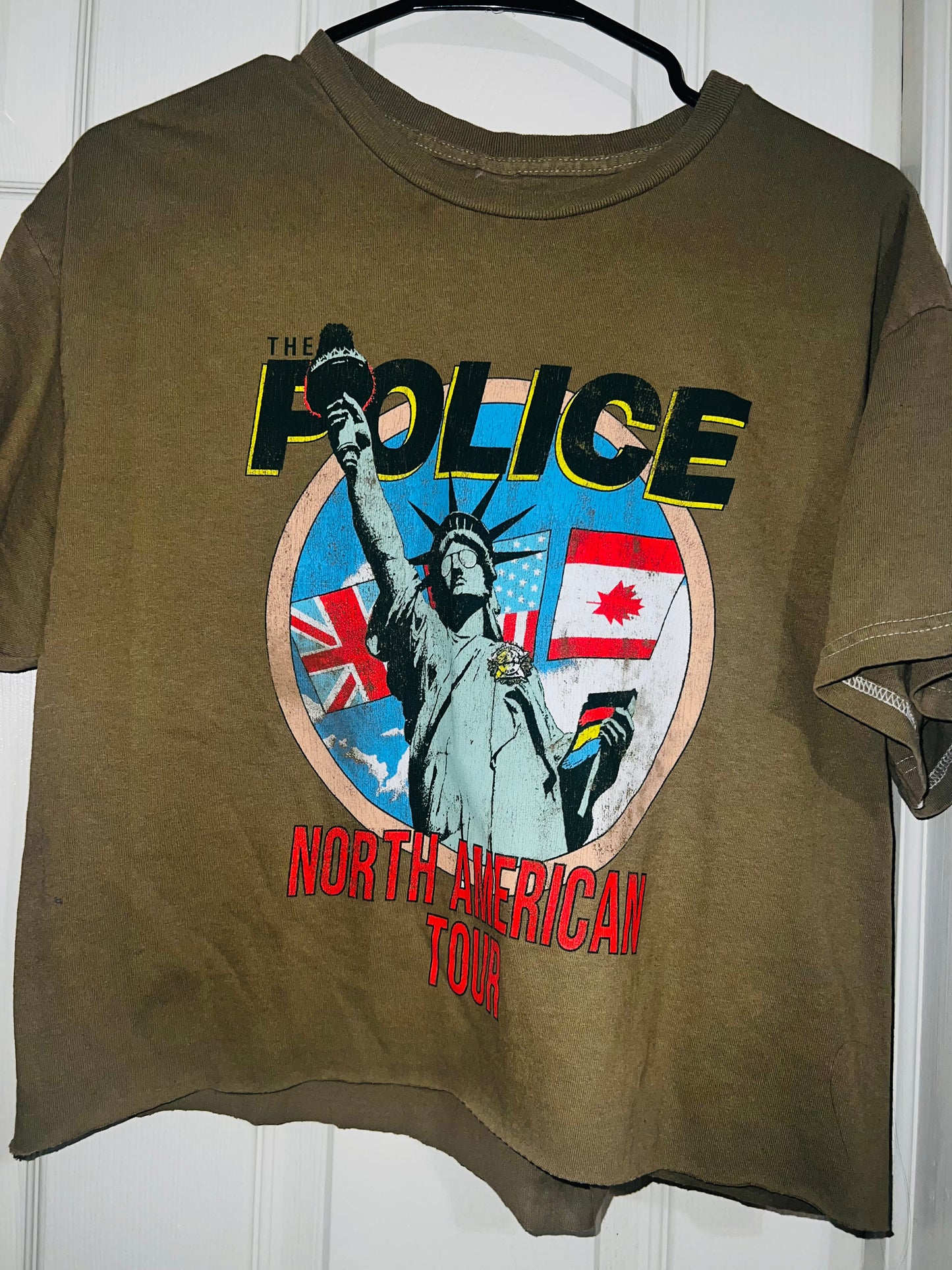 The Police Oversized Distressed Tee