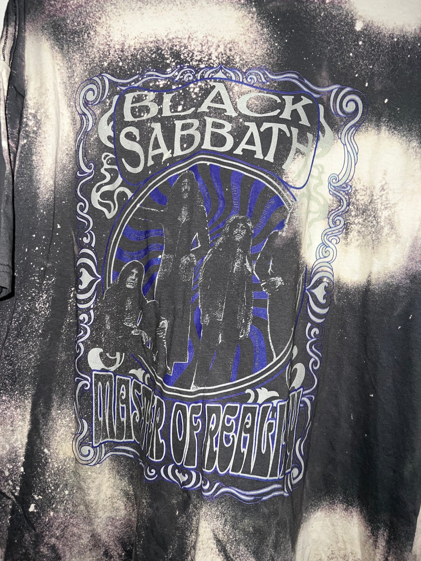 Black Sabbath Oversized Distressed Tee