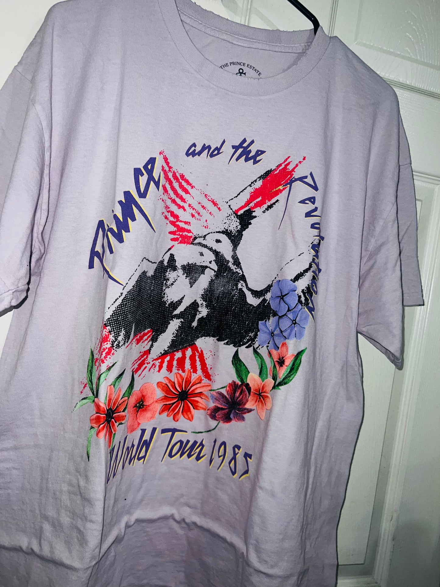 Prince and The Revolution 85 Oversized Distressed Tee