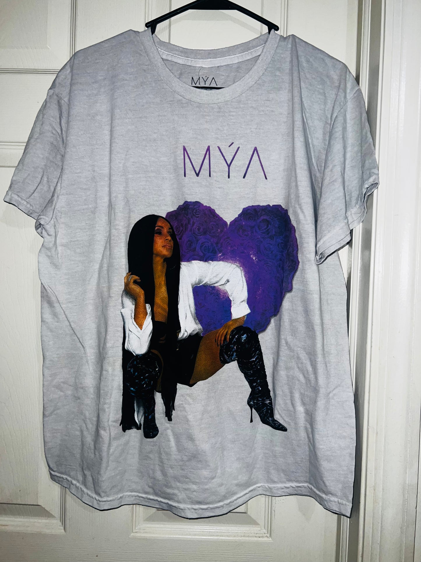 Mya Oversized Distressed Tee