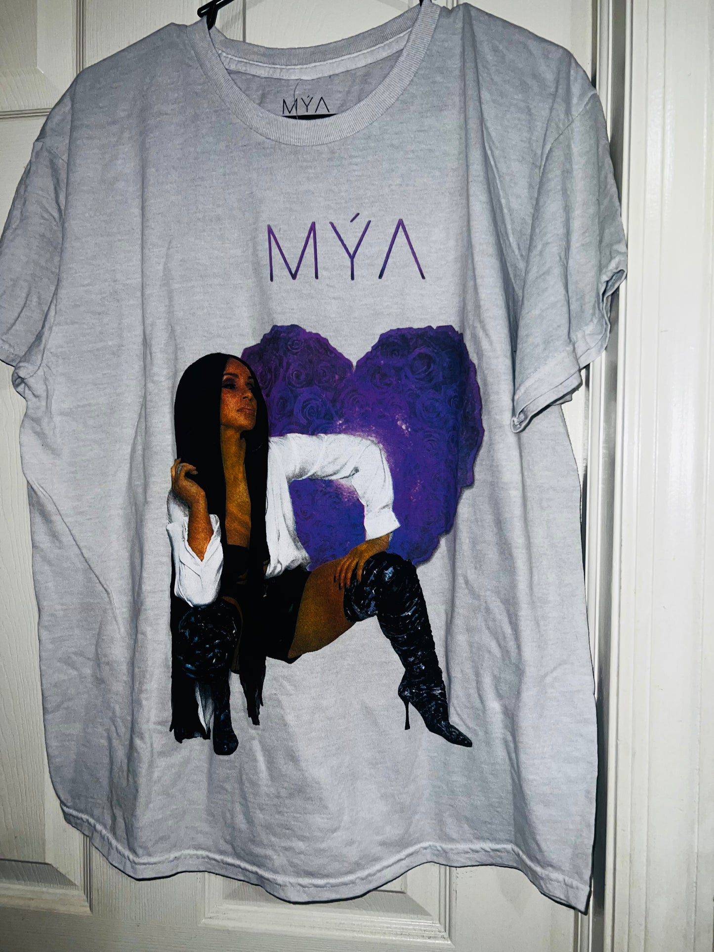 Mya Oversized Distressed Tee