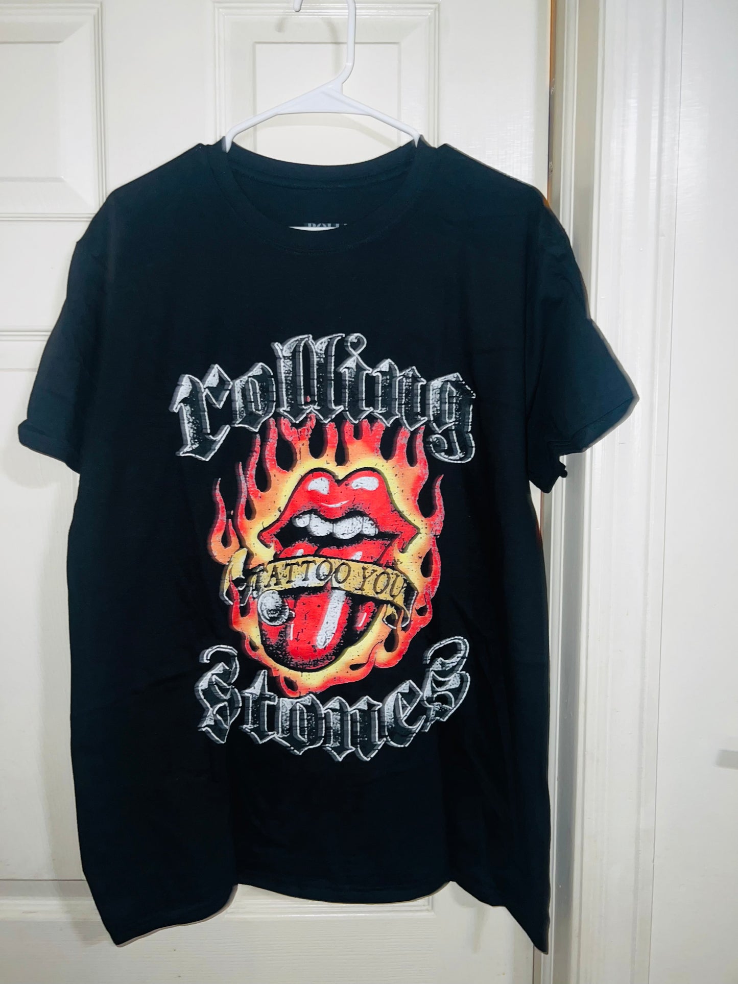 Rolling Stones “Tattoo You” Oversized Distressed Tee