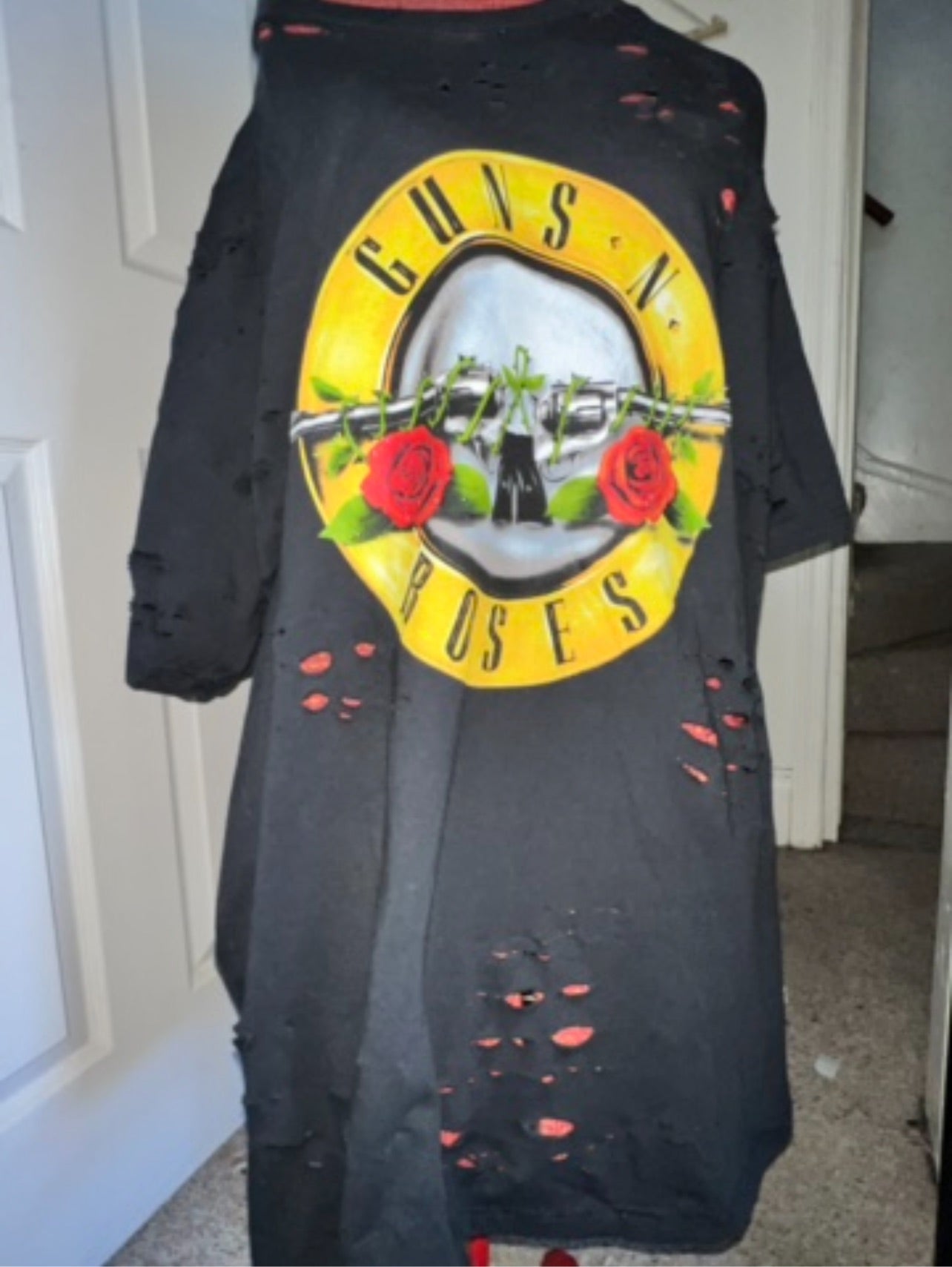 Guns n Roses Oversized Distressed Tee