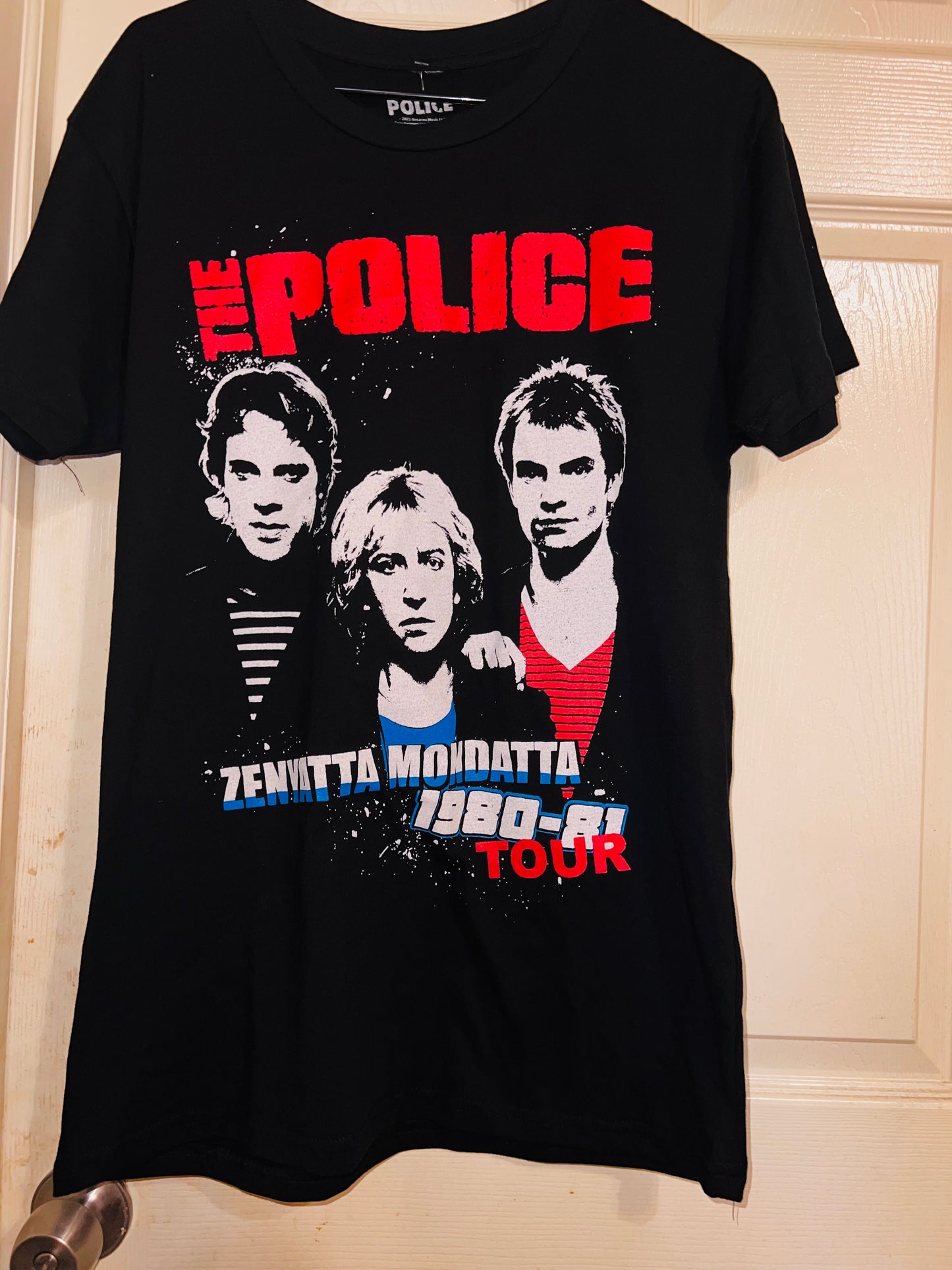 The Police Zenyatta Mondatta 80-81 Tour Oversized Distressed Tee