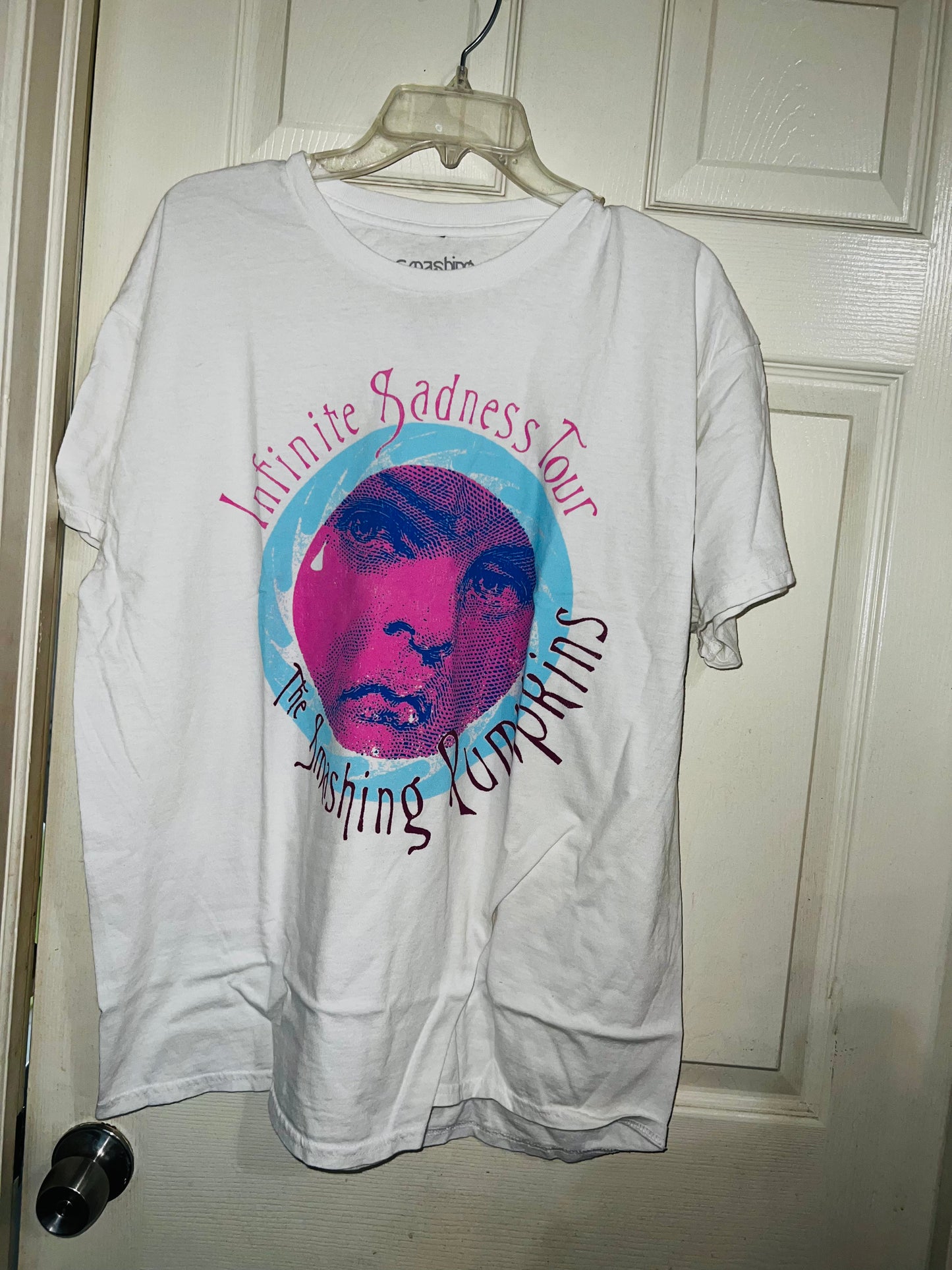 Smashing Pumpkins Tour Oversized Distressed Tee