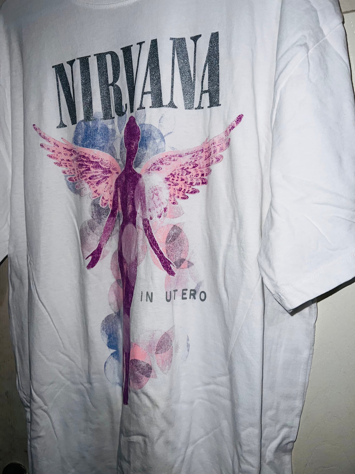 Nirvana Utero Oversized Distressed Tee