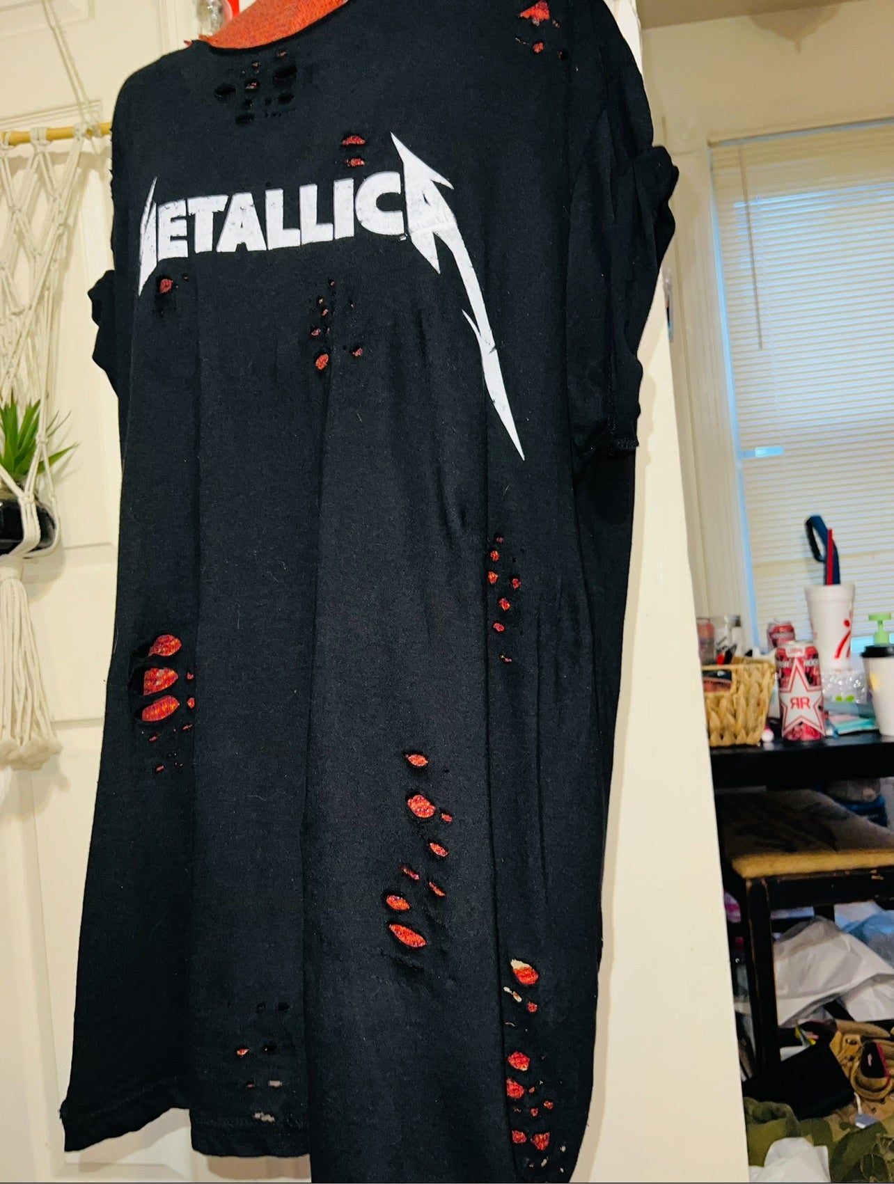 Metallica Oversized Distressed Tee