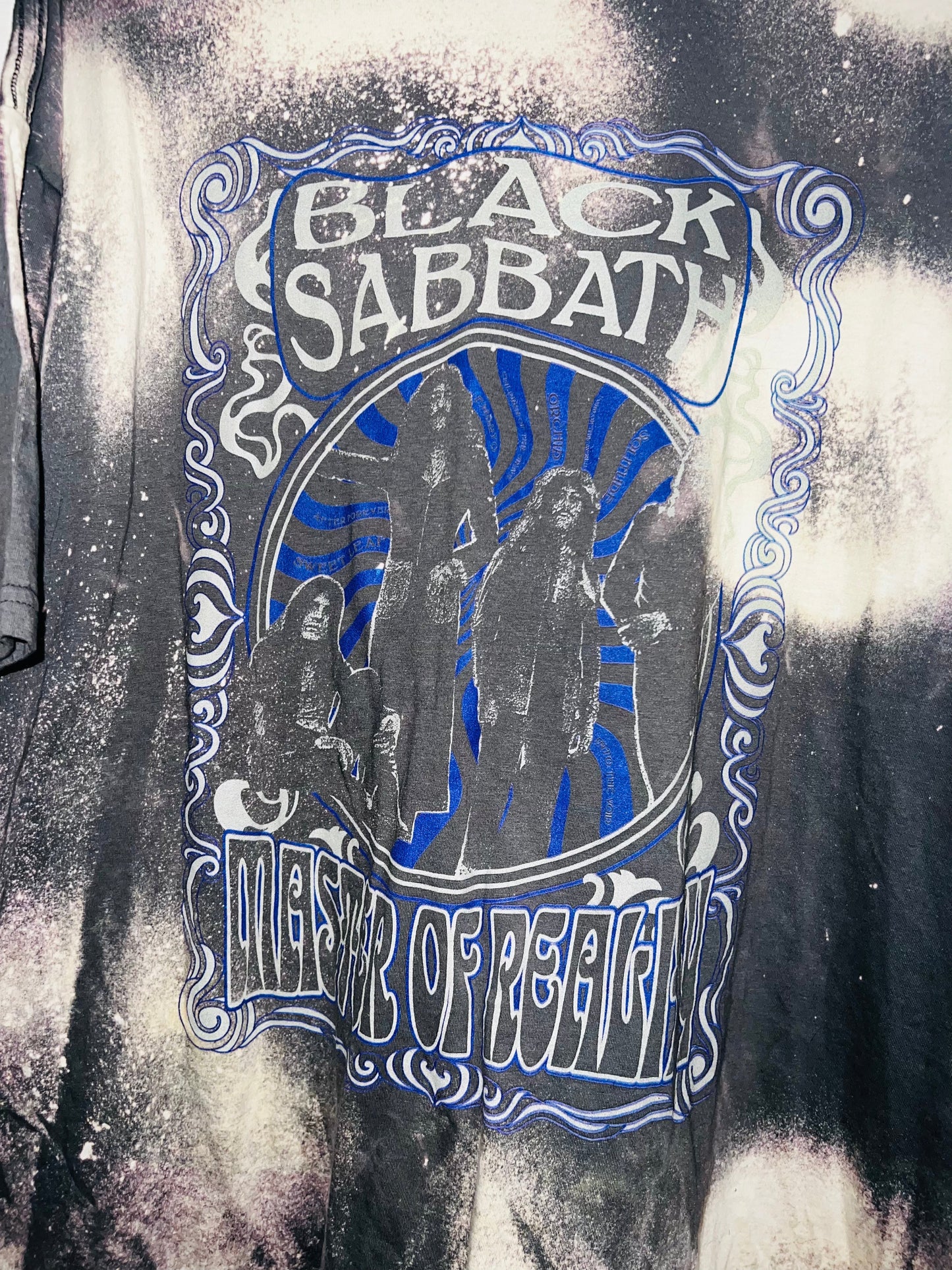 Black Sabbath Oversized Distressed Tee