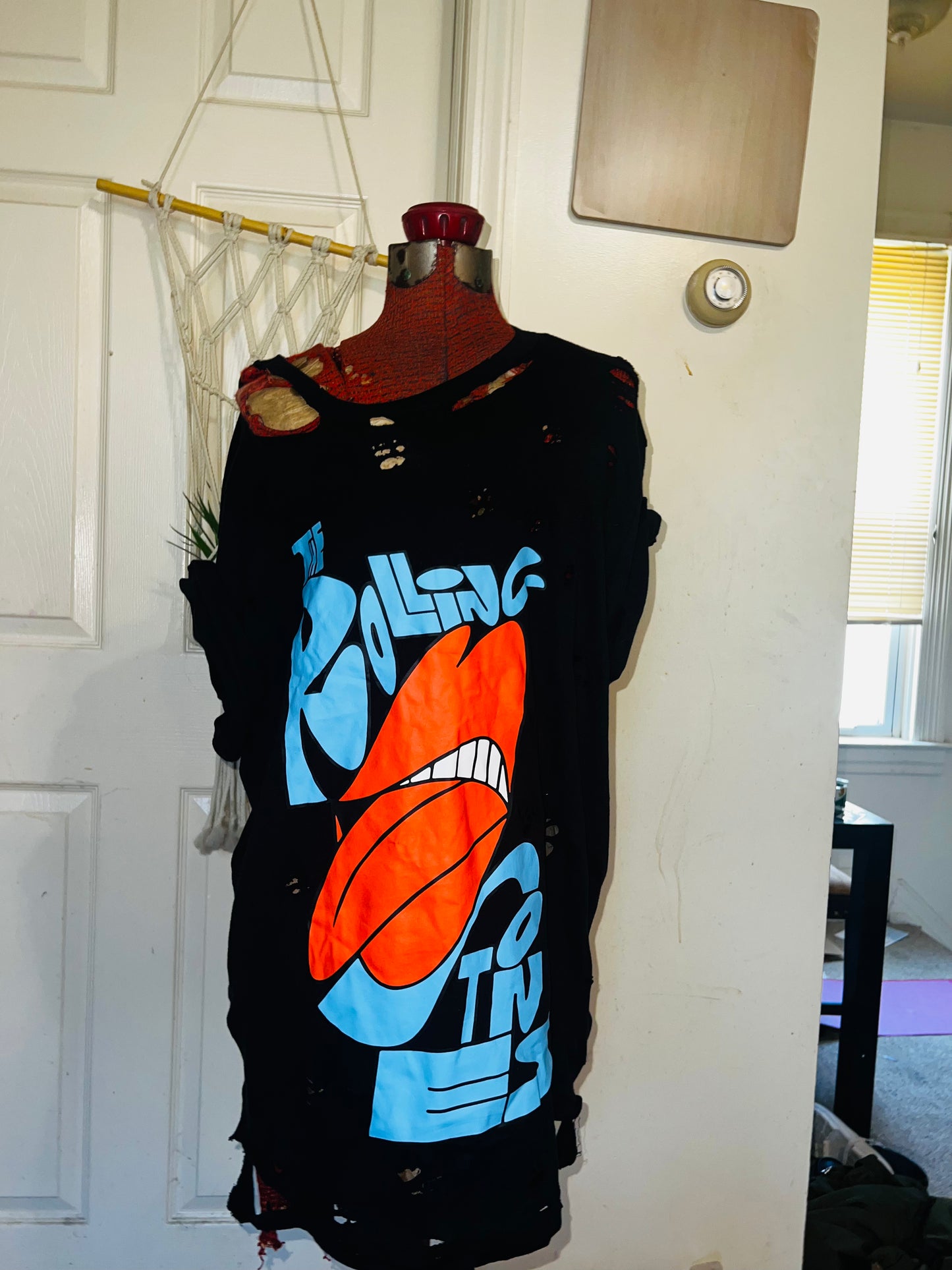 The Rolling Stones Oversized Distressed Tee