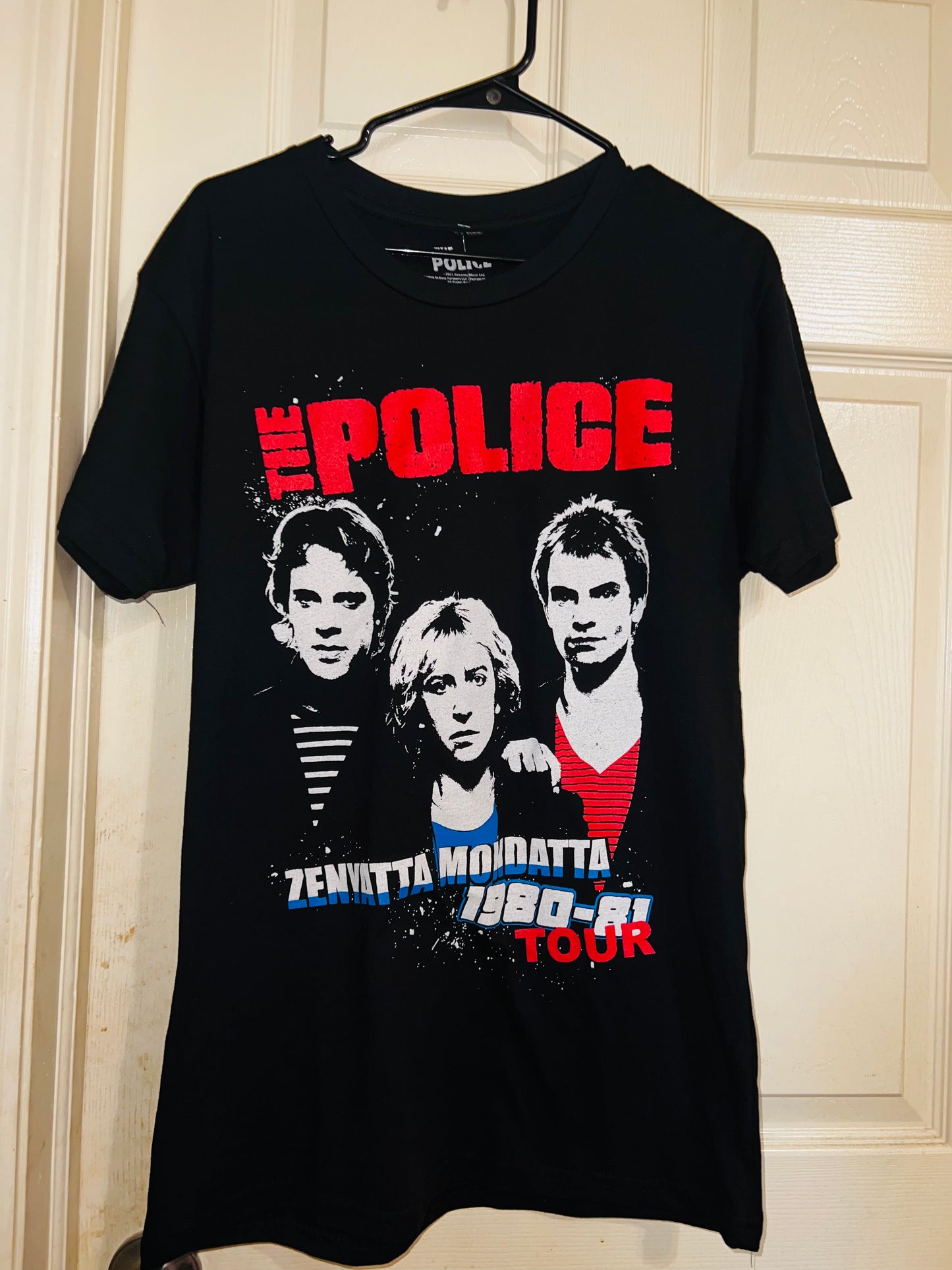 The Police Zenyatta Mondatta 80-81 Tour Oversized Distressed Tee