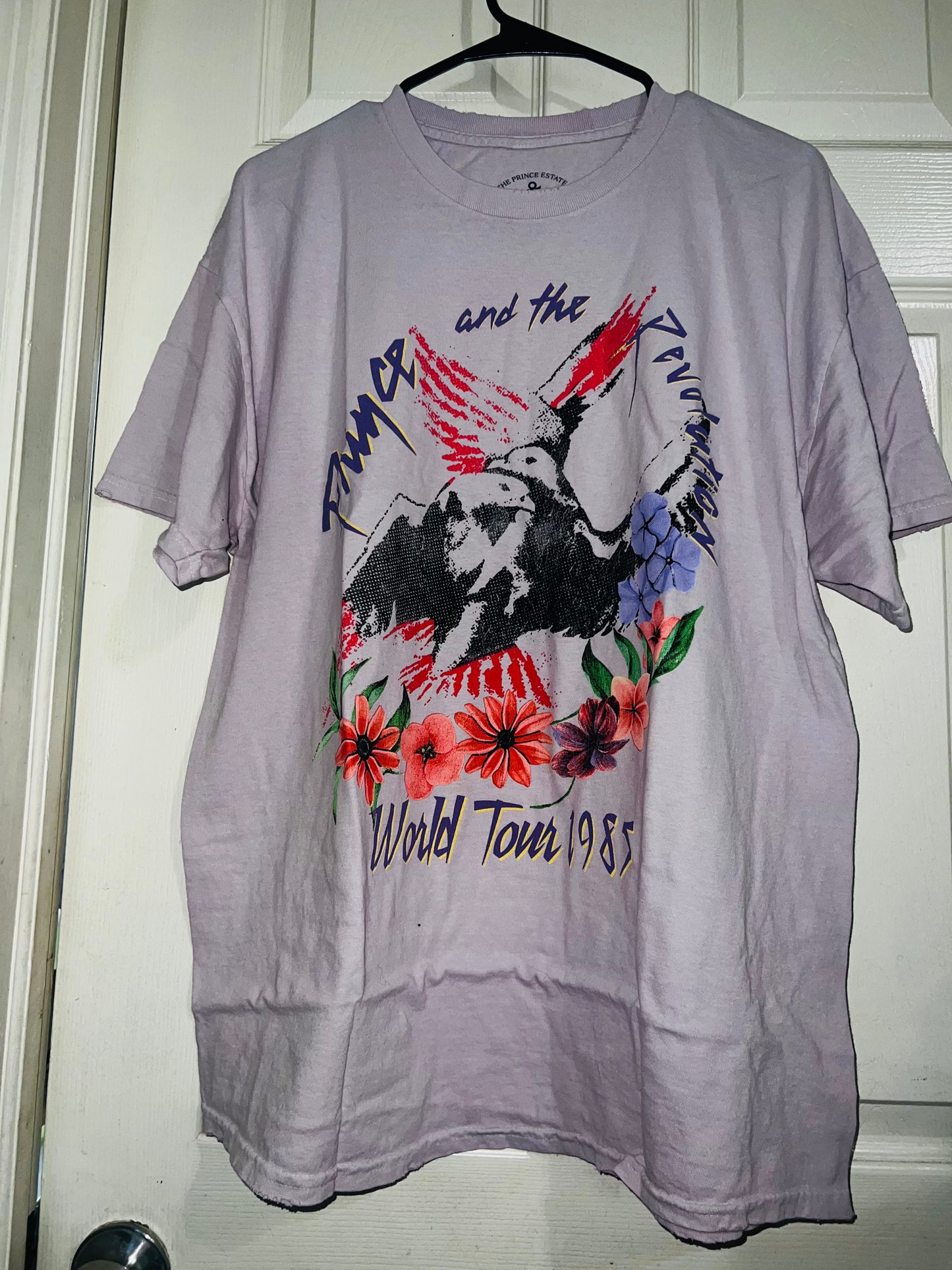 Prince and The Revolution 85 Oversized Distressed Tee