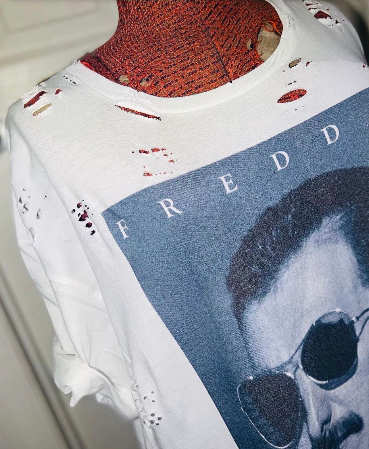 Freddie Oversized Distressed Tee