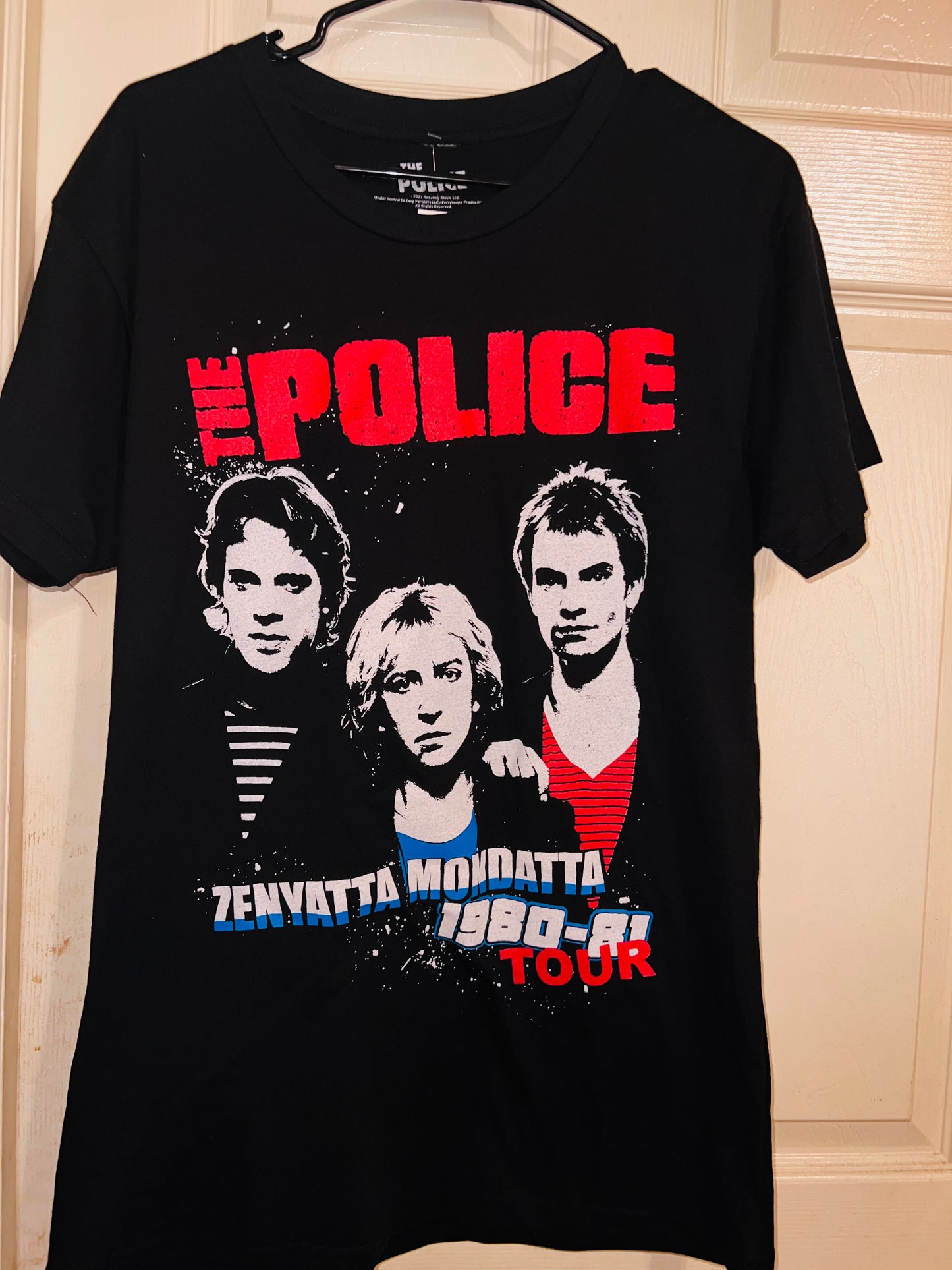 The Police Zenyatta Mondatta 80-81 Tour Oversized Distressed Tee